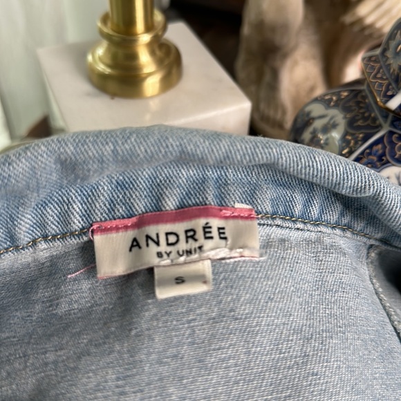 Andree by Unit | Cropped Leopard Jean Jacket, Size S - Picture 6 of 6